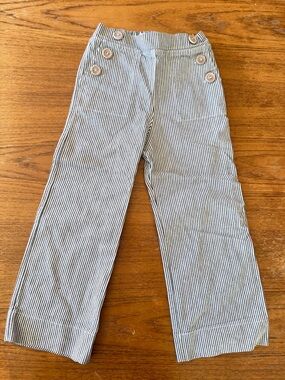 Mabo kids sailor pant railroad stripe